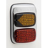 M6FCV2 by WHELEN ENGINEERING - 2-LT M6 VERTICAL FLANGE CHROME