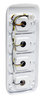 M6FCV4 by WHELEN ENGINEERING - 4-LT M6 VERTICAL FLANGE CHROME