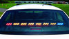 Whelen Engineering TAM85 Light Bar Six Lamp Super-LED® Traffic Advisor™ with Two End Flashing Super-LED®s, Amber, 46.82" Long
