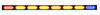 TANF85 by WHELEN ENGINEERING - Traffic Advisor Front Load Super-LED Light Bar, 45.12in, Eight (8) Light