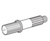 Fuller 17403 Manual Transmission Output Shaft Manual Transmission Output Shaft