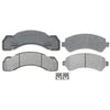 Vortex VXD184MH Disc Brake Pad Set Brake Parts Inc Vortex Metallic Disc Brake Pad Set