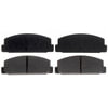 Brake Pro BKP332CH Disc Brake Pad Set Brake Parts Inc Brake Pro OEQF Ceramic Disc Brake Pad Set