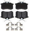 Vortex VXD340MH Disc Brake Pad Set Brake Parts Inc Vortex Metallic Disc Brake Pad Set