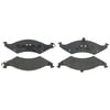 Brake Pro BKP421AC Disc Brake Pad Set Brake Parts Inc Brake Pro OEQF Ceramic Disc Brake Pad Set