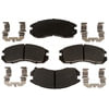 VXD470CH by VORTEX - Brake Parts Inc Vortex Ceramic Disc Brake Pad Set