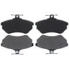 Brake Pro BKP780M Disc Brake Pad Set Brake Parts Inc Brake Pro OEQF Metallic Disc Brake Pad Set