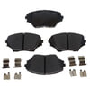 Brake Pro BKP862CH Disc Brake Pad Set Brake Parts Inc Brake Pro OEQF Ceramic Disc Brake Pad Set