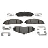Brake Pro BKP731CH Disc Brake Pad Set Brake Parts Inc Brake Pro OEQF Ceramic Disc Brake Pad Set