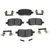 Brake Pro BKP956CH Disc Brake Pad Set Brake Parts Inc Brake Pro OEQF Ceramic Disc Brake Pad Set