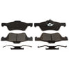 Brake Pro BKP1047BCH Disc Brake Pad Set Brake Parts Inc Brake Pro OEQF Ceramic Disc Brake Pad Set