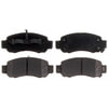 Vortex VXD832MH Disc Brake Pad Set Brake Parts Inc Vortex Metallic Disc Brake Pad Set
