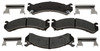 VXD784MHP by VORTEX - Brake Parts Inc Vortex Metallic Disc Brake Pad Set