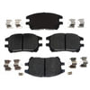 Brake Pro BKP930CH Disc Brake Pad Set Brake Parts Inc Brake Pro OEQF Ceramic Disc Brake Pad Set