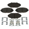 Vortex VXD748MH Disc Brake Pad Set Brake Parts Inc Vortex Metallic Disc Brake Pad Set
