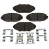 Vortex VXD748MHP Disc Brake Pad Set Brake Parts Inc Vortex Metallic Disc Brake Pad Set