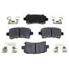 Brake Pro BKP1430ACH Disc Brake Pad Set Brake Parts Inc Brake Pro OEQF Ceramic Disc Brake Pad Set