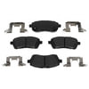 Brake Pro BKP1454CH Disc Brake Pad Set Brake Parts Inc Brake Pro OEQF Ceramic Disc Brake Pad Set