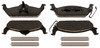 VXD963MH by VORTEX - Brake Parts Inc Vortex Metallic Disc Brake Pad Set