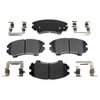 BKP1404CH by BRAKE PRO - Brake Parts Inc Brake Pro OEQF Ceramic Disc Brake Pad Set