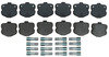 VXD1185MH by VORTEX - Brake Parts Inc Vortex Metallic Disc Brake Pad Set