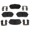 Vortex VXD1296CH Disc Brake Pad Set Brake Parts Inc Vortex Ceramic Disc Brake Pad Set
