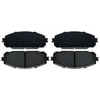 Brake Pro BKP1709CH Disc Brake Pad Set Brake Parts Inc Brake Pro OEQF Ceramic Disc Brake Pad Set