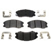 VXD1264CH by VORTEX - Brake Parts Inc Vortex Ceramic Disc Brake Pad Set