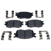 VXD1156CH by VORTEX - Brake Parts Inc Vortex Ceramic Disc Brake Pad Set