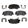 Brake Pro BKP1593CH Disc Brake Pad Set Brake Parts Inc Brake Pro OEQF Ceramic Disc Brake Pad Set