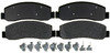 Vortex VXD1333AMH Disc Brake Pad Set Brake Parts Inc Vortex Metallic Disc Brake Pad Set