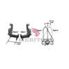 Meritor A173299J6380 Air Brake Chamber Bracket AY-BKT CHMBR