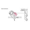 Meritor 3299X5718 Air Brake Chamber Bracket CHMBR BRKT