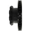 Centric 120.86007 Disc Brake Rotor Symmetric vane; split-core castings for uniform heat distribution. Black E-Coat