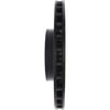 Centric 126.51036CSL Disc Brake Rotor Cryo Sport Slotted Rotor, Left