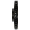 Centric 126.61104CSR Disc Brake Rotor Cryo Sport Slotted Rotor, Right