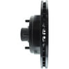 Centric 127.66016L Disc Brake Rotor and Hub Assembly Slotted Drilled Rotor