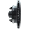 Centric 127.66027R Disc Brake Rotor and Hub Assembly Slotted Drilled Rotor