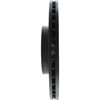 Centric 128.33098L Disc Brake Rotor Cross Drilled Rotor