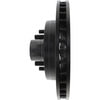 Centric 128.66025CL Disc Brake Rotor and Hub Assembly Sportstop Cryo Sport Drilled Rotor, Left
