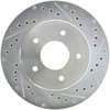 Centric 227.62010L Disc Brake Rotor Select Sport Drilled & Slotted Rotor, Left