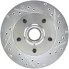 Centric 227.62013L Disc Brake Rotor and Hub Assembly Select Sport Drilled & Slotted Rotor, Left