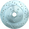 Centric 227.62035L Disc Brake Rotor and Hub Assembly Select Sport Drilled & Slotted Rotor, Left