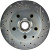 Centric 227.66025L Disc Brake Rotor and Hub Assembly Select Sport Drilled & Slotted Rotor, Left