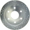 227.66040L by CENTRIC - Select Sport Drilled & Slotted Rotor, Left