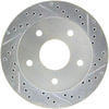 Centric 227.67048L Disc Brake Rotor Select Sport Drilled & Slotted Rotor, Left