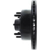 Centric 126.65046SL Disc Brake Rotor and Hub Assembly StopTech Sport Slotted