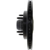 Centric 126.65056SL Disc Brake Rotor and Hub Assembly StopTech Sport Slotted
