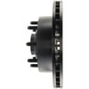 Centric 126.67040CSL Disc Brake Rotor and Hub Assembly Cryo Sport Slotted Rotor, Left