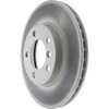 Centric 320.34136C Disc Brake Rotor Centric GCX HC Rotor with High Carbon Content and Partial Coating